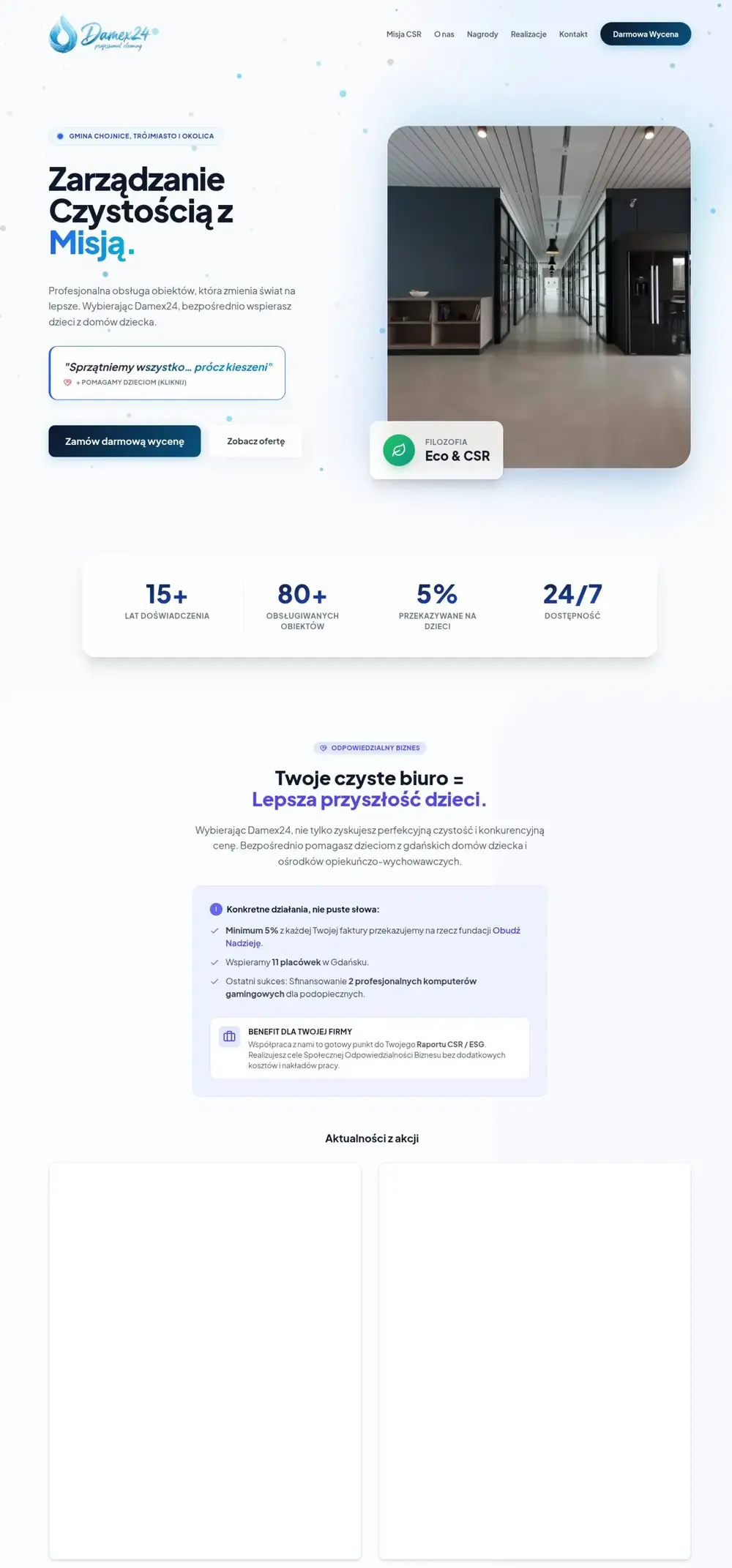 Damex24 — screenshot strony